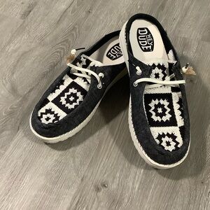 Hey Dude Wendy cottage crochet slip on shoes